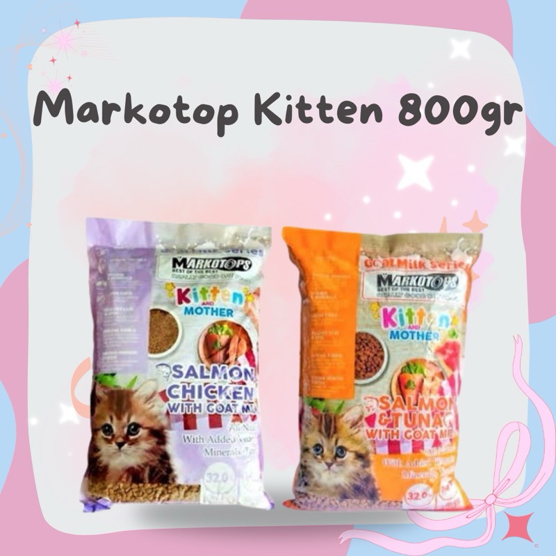 Makanan kucing kering premium MARKOTOPS freshpack - makanan kucing murah MARKOTOPS DRY FOOD
