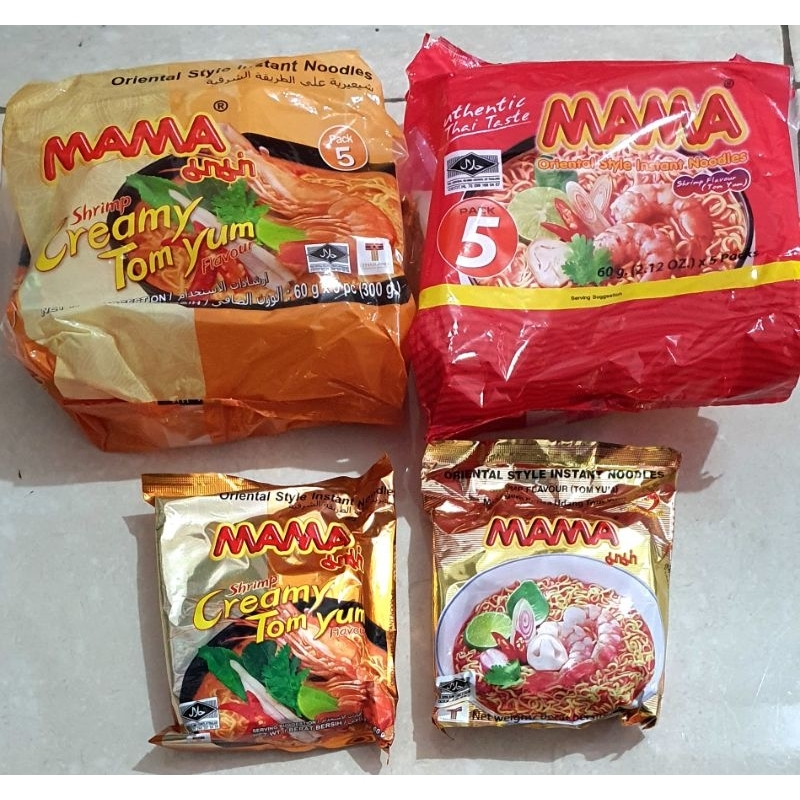 

MAMA mie Oriental Tom Yam Thai / Makanan Impor Thailand