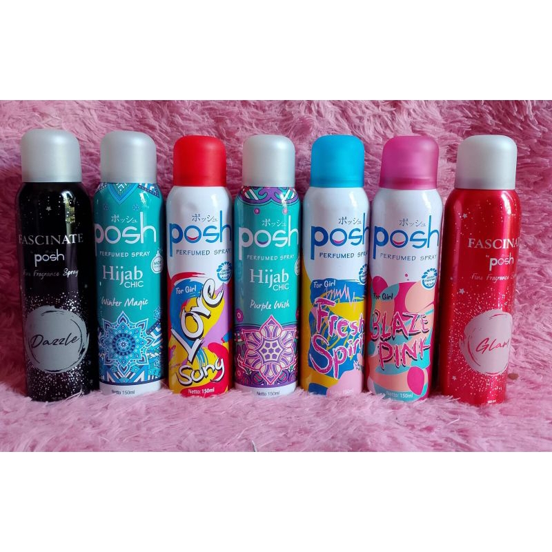 Posh perfumed spray 100ml/ parfum posh spray/ parfum wanita posh