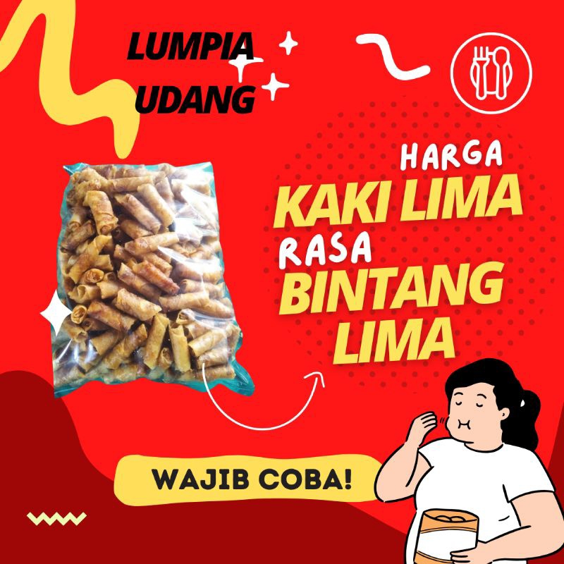 

LUMPIA UDANG makanan ringan lumpia udang per kg