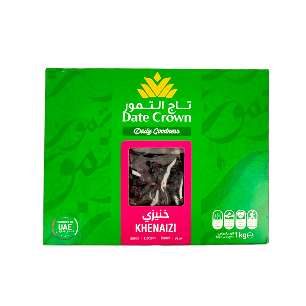 

Kurma Date Crown Jenis Khenaizi Isi 1 Kg