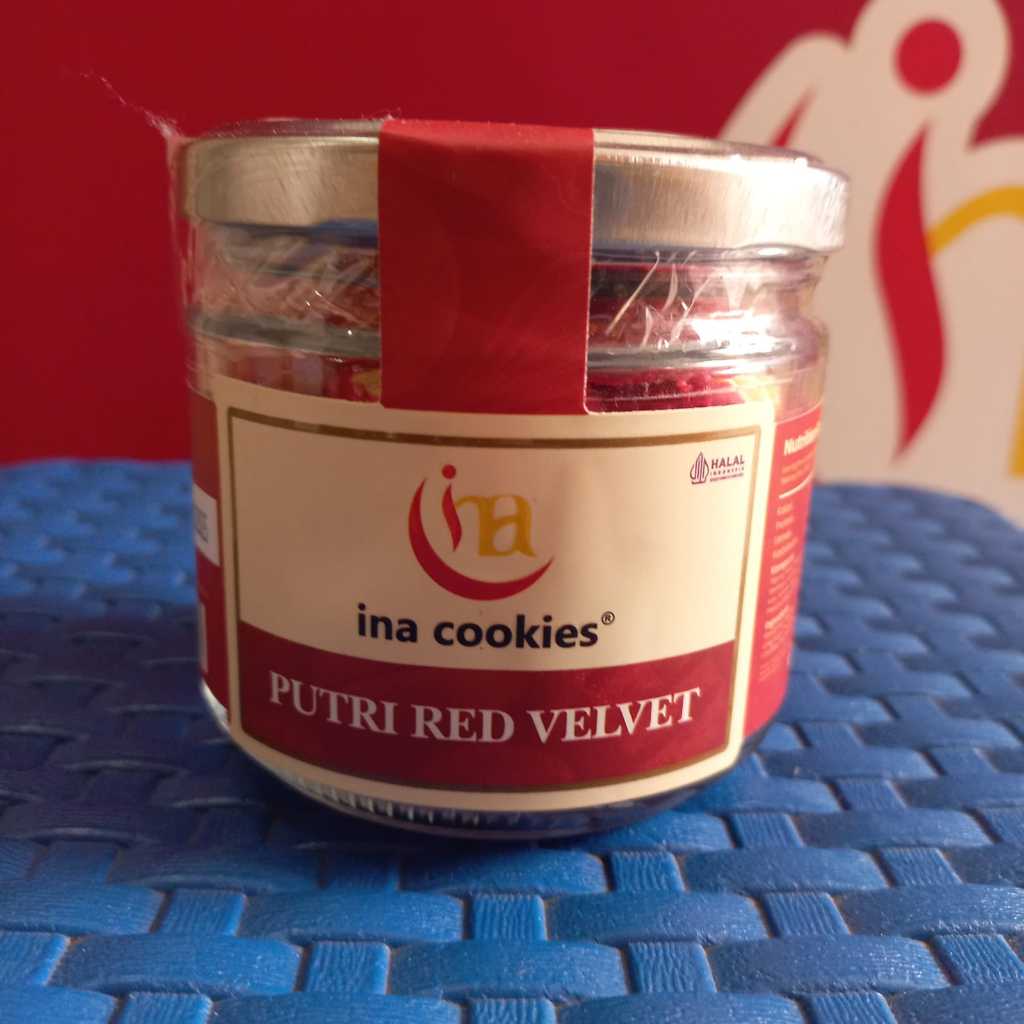 

Putri Red Velvet - Kue Kering Premium Toples Jar by Ina Cookies