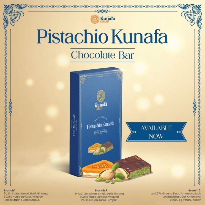 

Coklat Dubai Kunafa Crisp (PO KL)