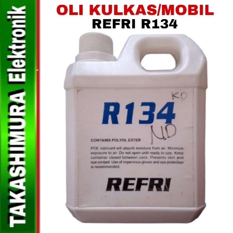 REFRI R134 OLI KULKAS/MOBIL 1 Liter