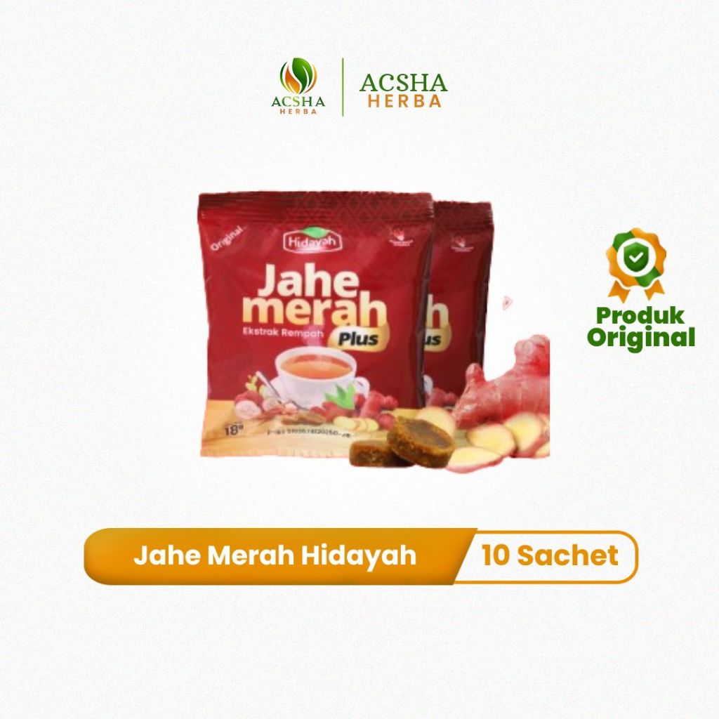 

Hidayah Jahe Merah Renceng Hidayah - 10 Sachet