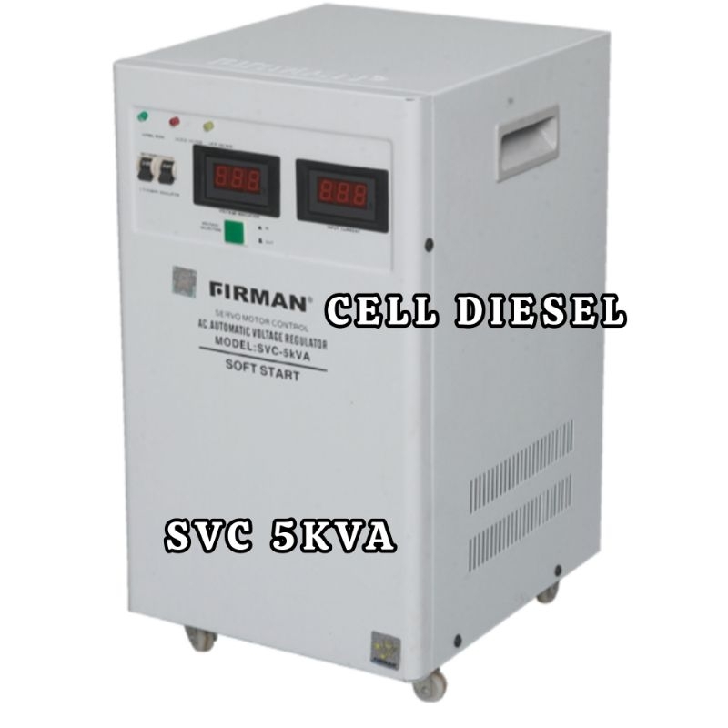 Stabiliser Stabilizer SCV 5KVA Firman SCV 5KVA 23 Amper 1 PHASE