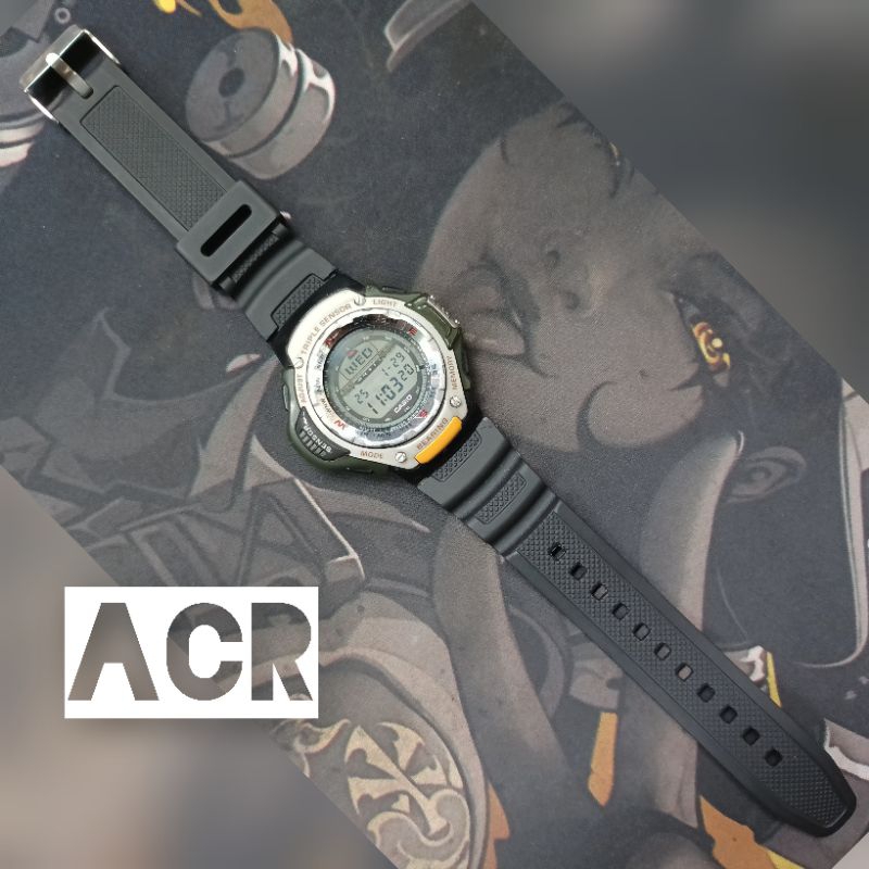 casio protrek prt 41 jam second watch