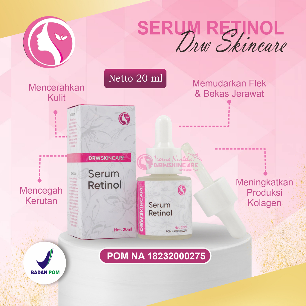 Serum Retinol Drwskincare / Serum Retinol / Retinol Serum / Serum Retinol BPOM