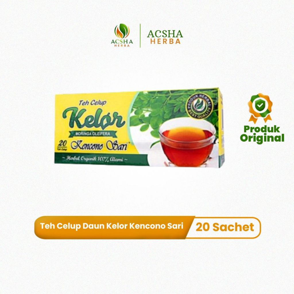 

Teh Celup Daun Kelor Kencono Sari Isi 20