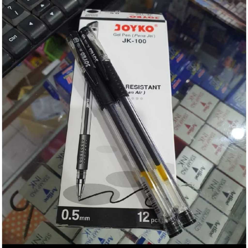 

GEL PEN / PULPEN JOYKO JK 100 HITAM DAN BIRU LUSINAN