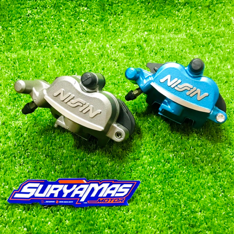 KALIPER NISSIN SAMURAI 2 PISTON HONDA KIRI & YAMAHA KANAN KALIPER YAMAHA KALIPER HONDA UNIVERSAL NON