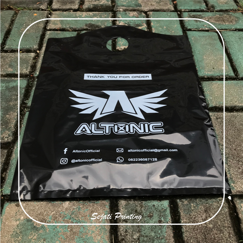 

(Isi 100pcs) Sablon Plastik Murah 42x56cm,FREE DESAIN - SEJATIPRINTING - PE GUNUNG