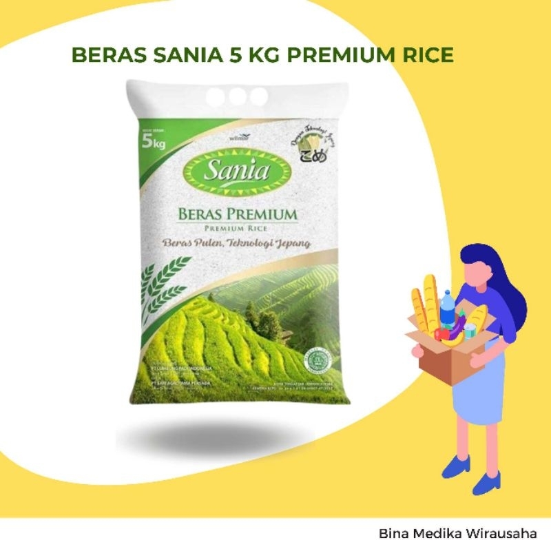 

[BISA KIRIM INSTAN] BERAS SANIA 5 KG PREMIUM RICE