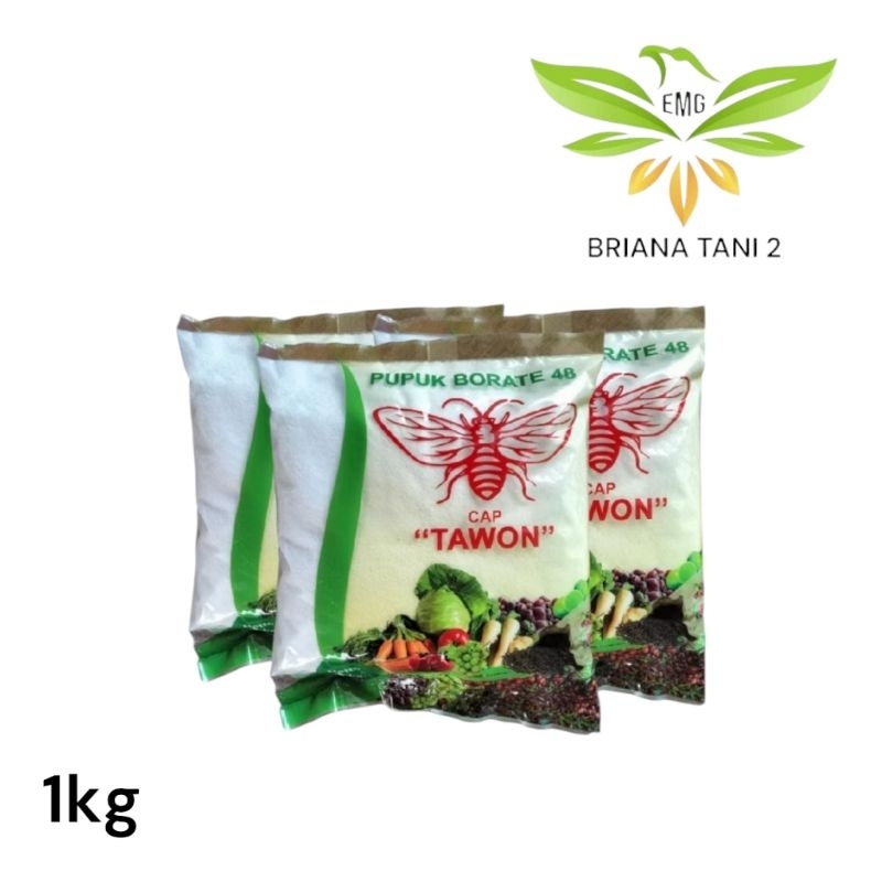 PUPUK BORATE 48 Boron 48% CAP TAWON Untuk Segala Jenis Tanaman karate boron