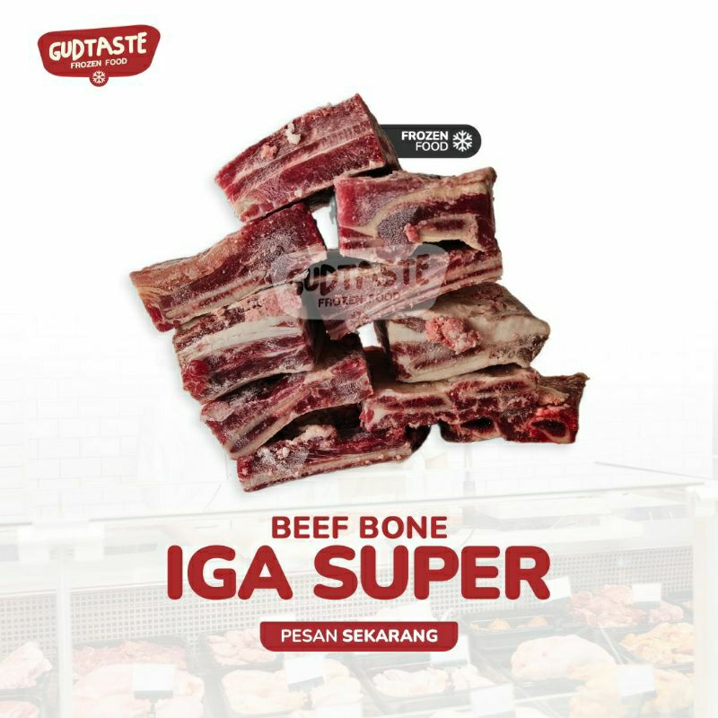 

Iga Super - Super Rib Beefbone 1 Kg - Rib Beefbone - Daging Tebal - Iga Sapi - Jual Iga Surabaya