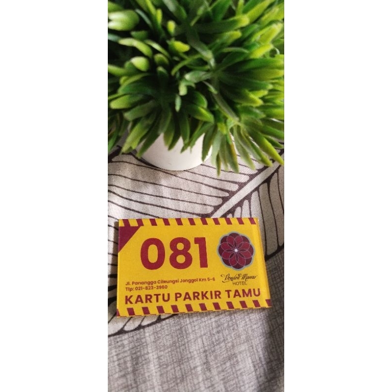 

Kartu Parkir Tamu, Kartu Antrian dan Kartu Tamu Perumahan