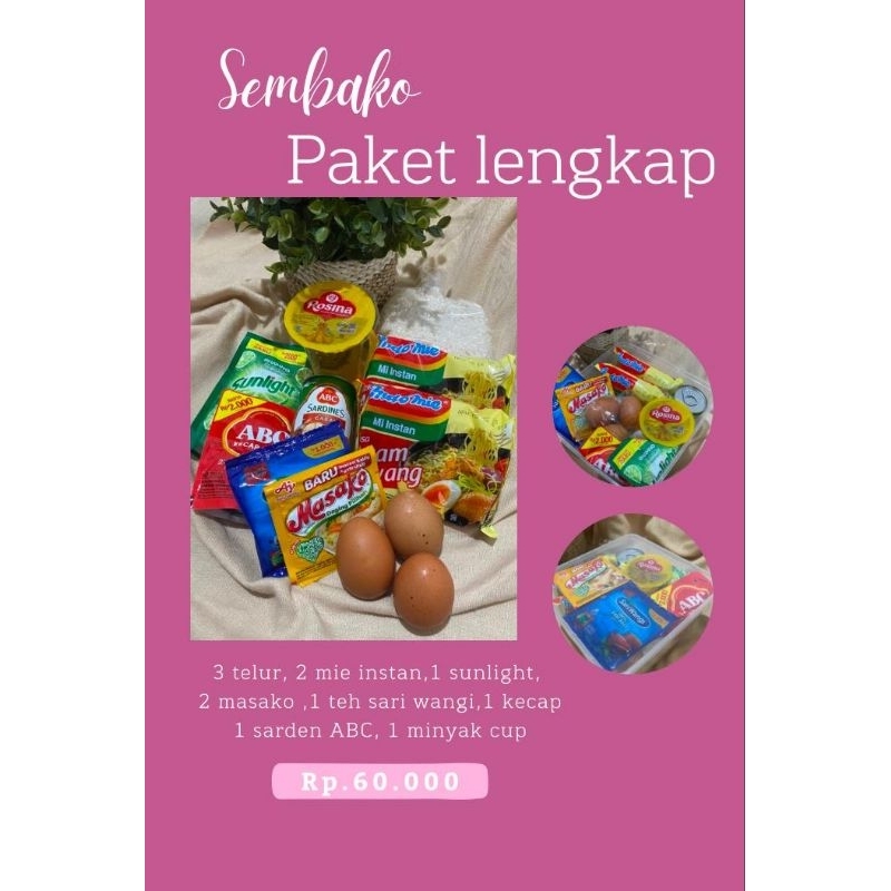 

HAMPERS SEMBAKO - JUMAT BERKAH - ULANG TAHUN - HADIAH - ANIVERSARY - TAHLILAN - LEBARAN - BESEK SEMBAKO