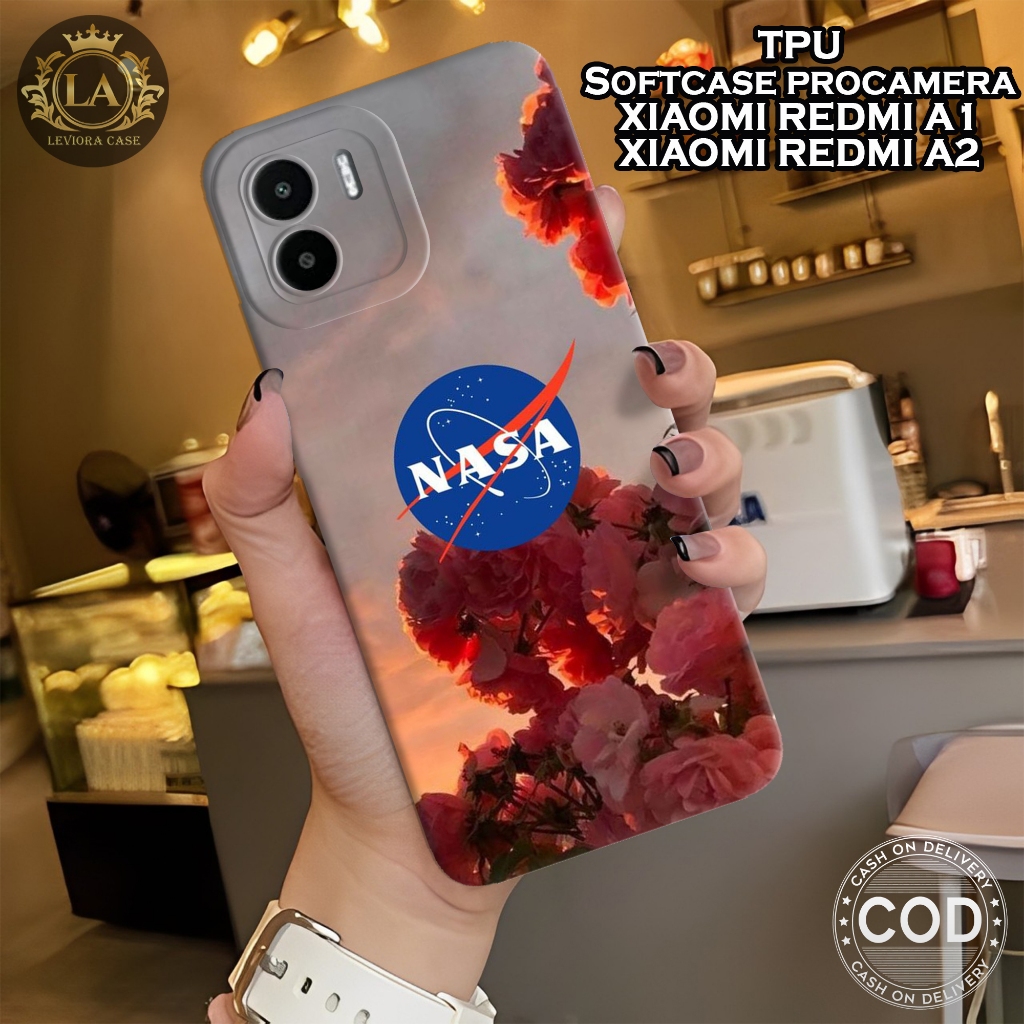 Case Xiaomi Redmi A1 / A2 Terbaru - Leviora Case - Fashion Case NASA - Softcase Xiaomi Redmi A1 / A2