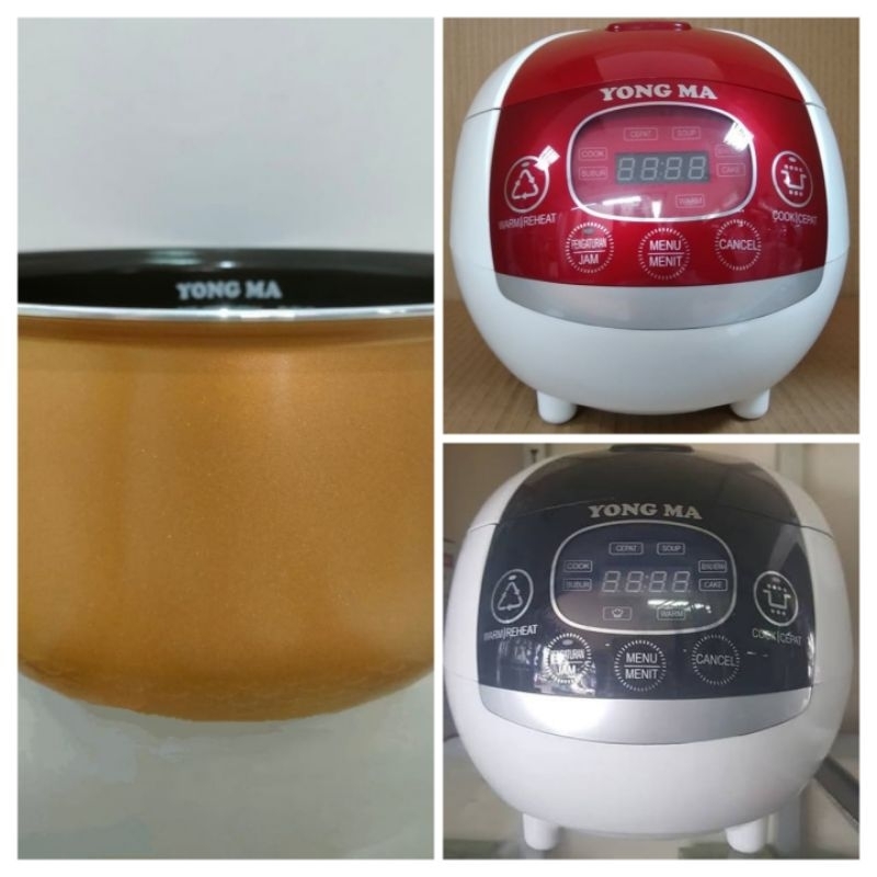 (PANCI SAJA) Innerpot Panci Gold Ceramic ORI Yongma Untuk Magic Com Yongma MC 1380