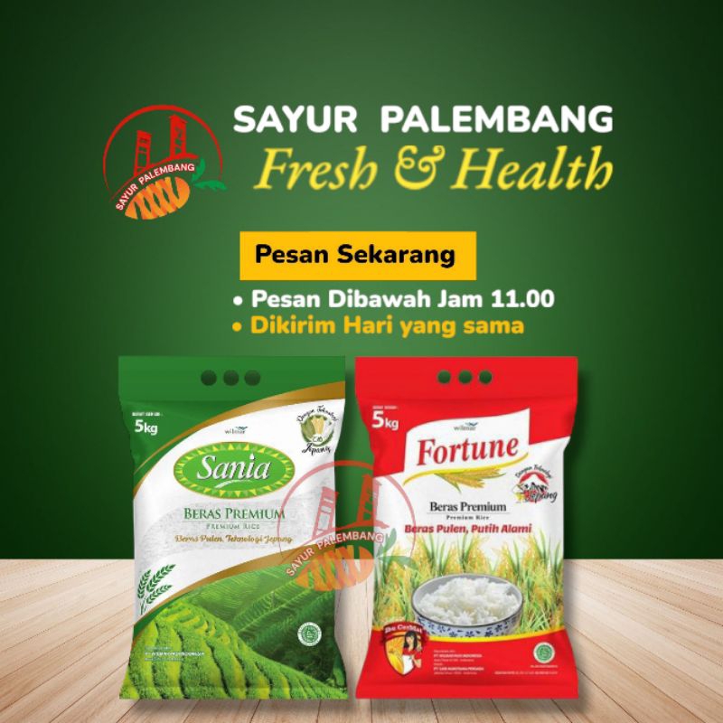 

Beras Fortune Sania Premium 1KG - Sayur Palembang