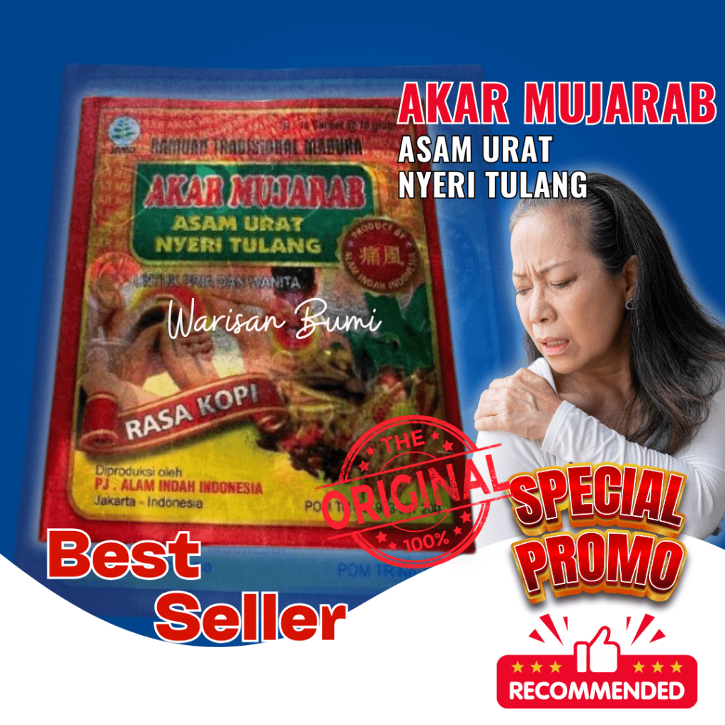 

AKAR MUJARAB SERBUK ASAM URAT NYERI TULANG ORIGINAL ISI 10 ORIGINAL