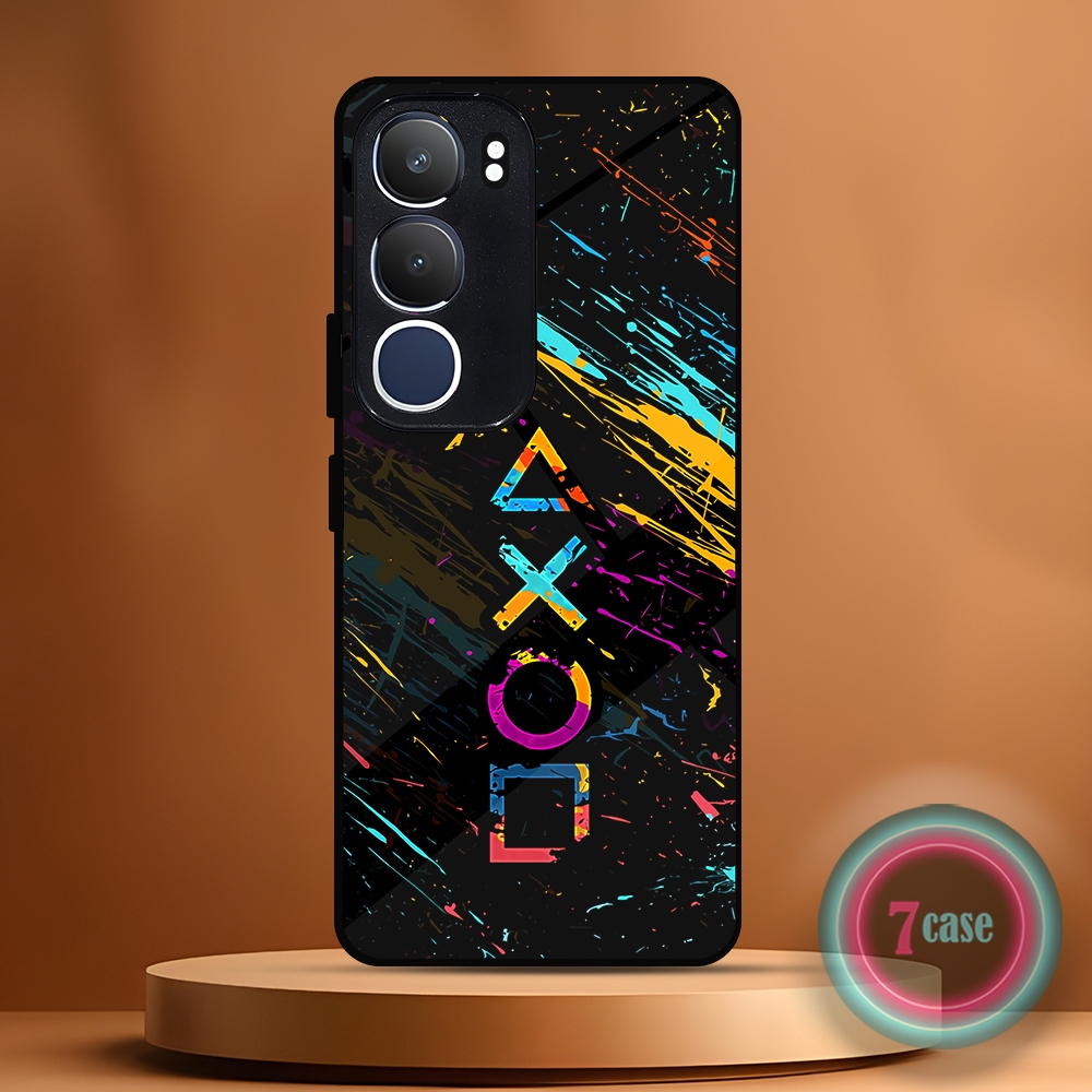 (MT49) Case Kilau Vivo Y19S 4G I Casing Hp Vivo | Pelindung Smartphone Motif GAMERS