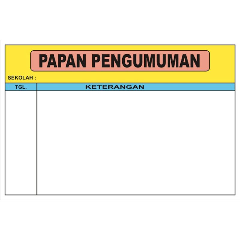 

papan pengumuman