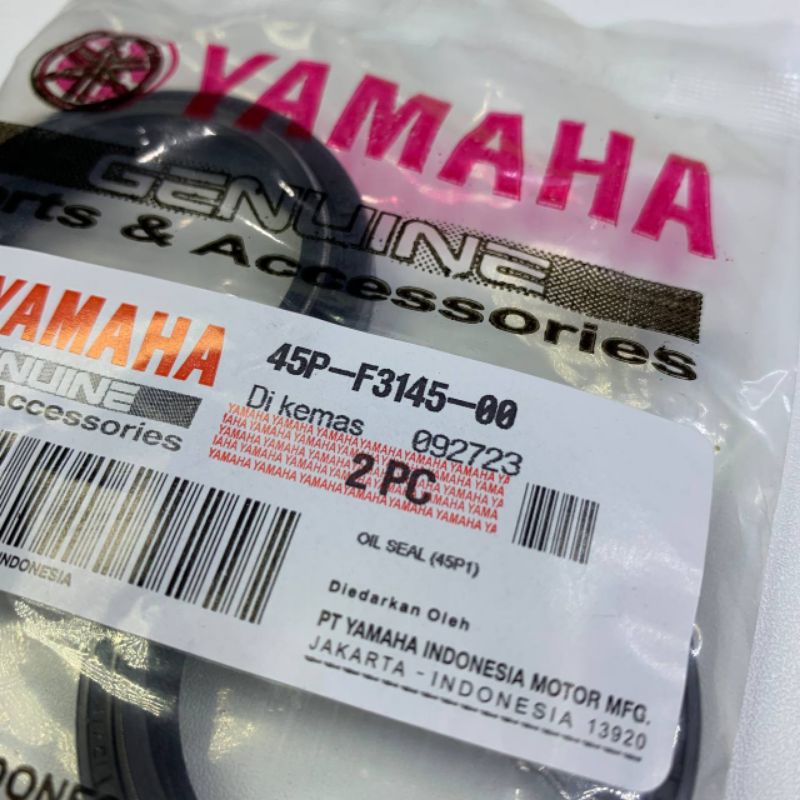 OIL SIL SEAL SHOK SOK SHOCK FORK DEPAN YAMAHA 45P BYSON KARBU LAMA BYSON F1 NEW ORI ORIGINAL YGP