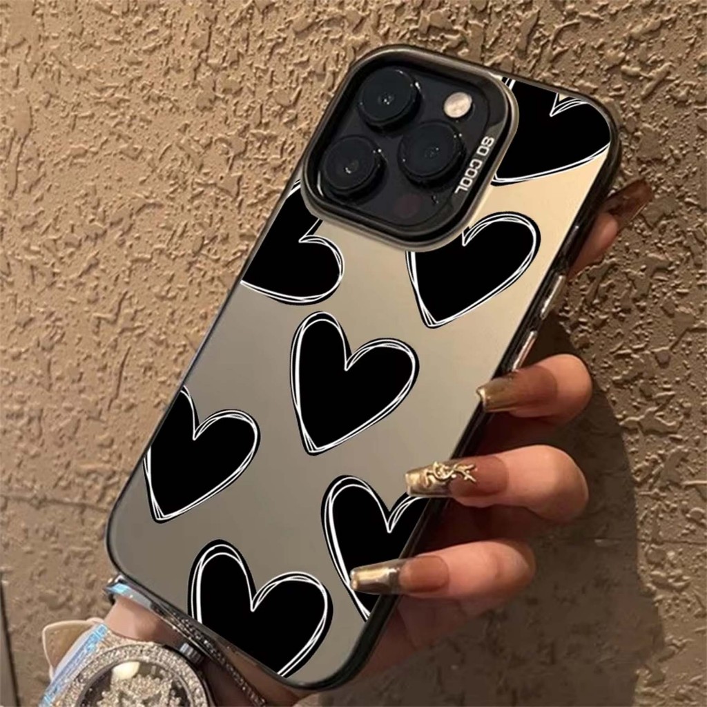 Casing Cinta Hati Mewah untuk Infinix 50 4G Hot 50 pro plus 50 5G Note 40s 40 4G 40 PRO Smart 9 8 Ho