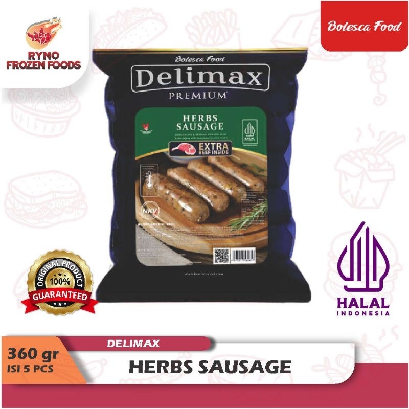 

Delimax Herbs Sausage Premium 360 gr
