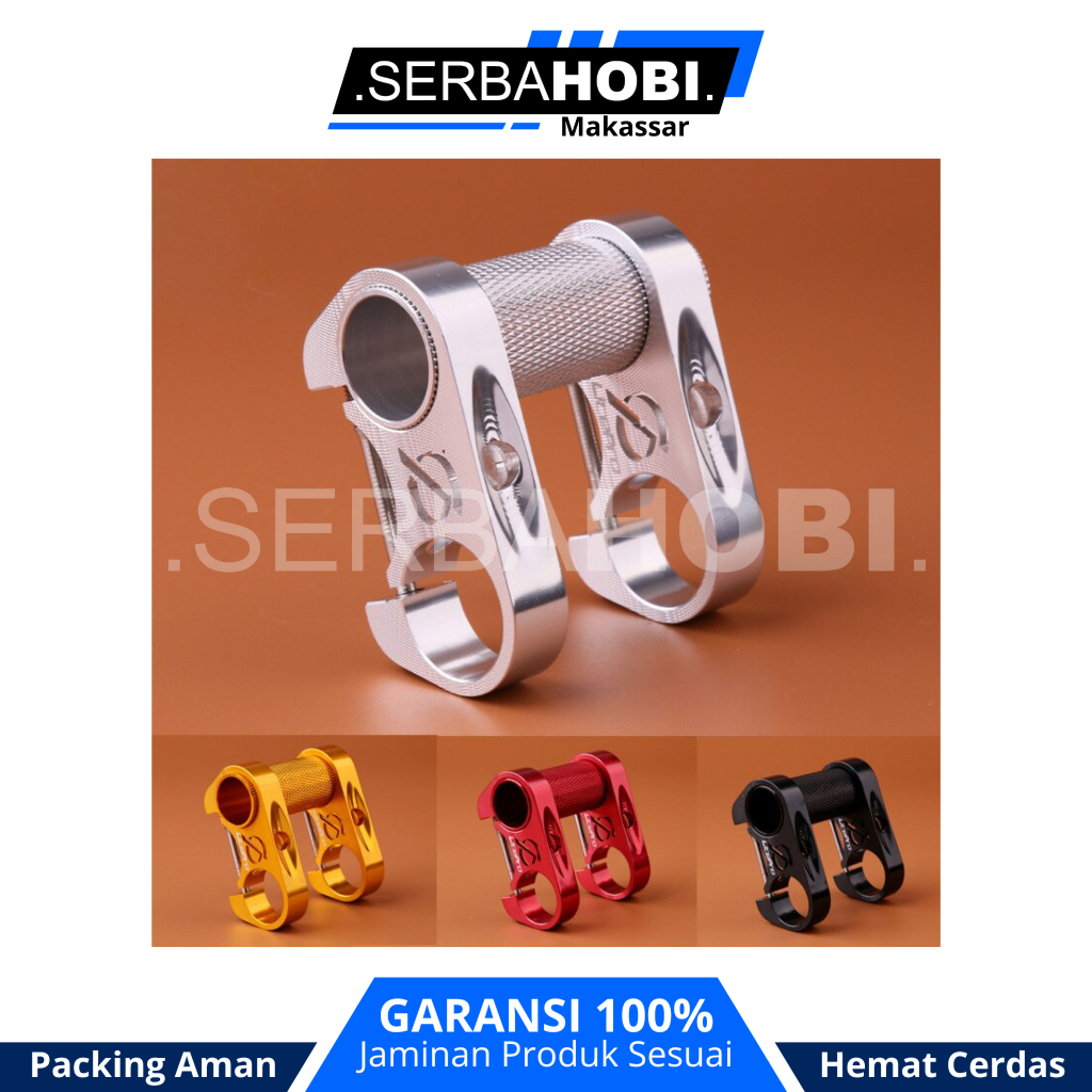 Litepro Double Stem Riser Sepeda Stang Stem Adjustable Sepeda Lipat 25,4mm
