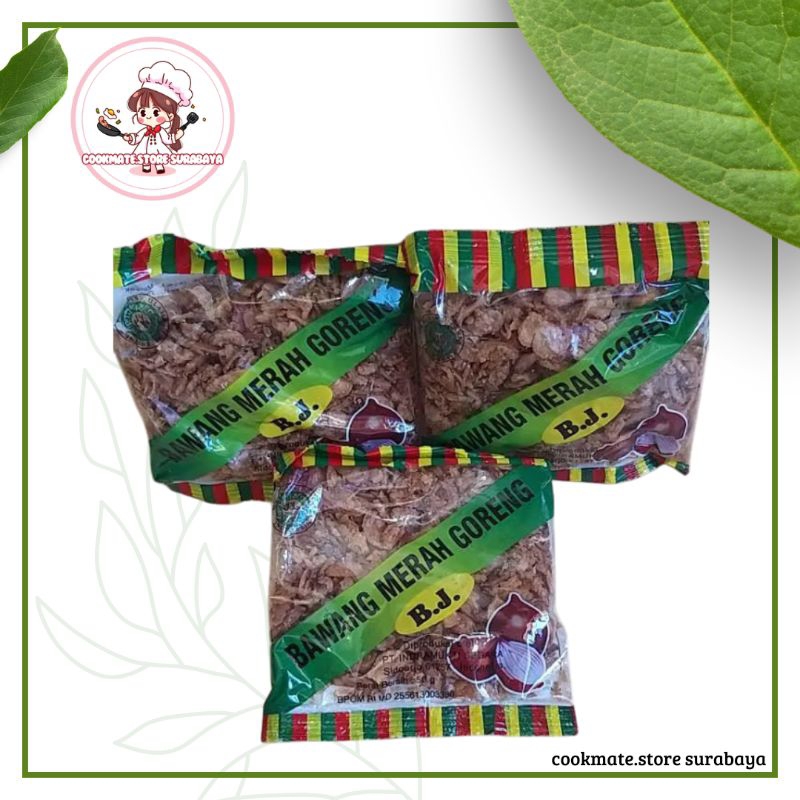 

Bawang Goreng BJ 50gr / Bawang BJ / Brambang BJ / Bawang Merah Goreng