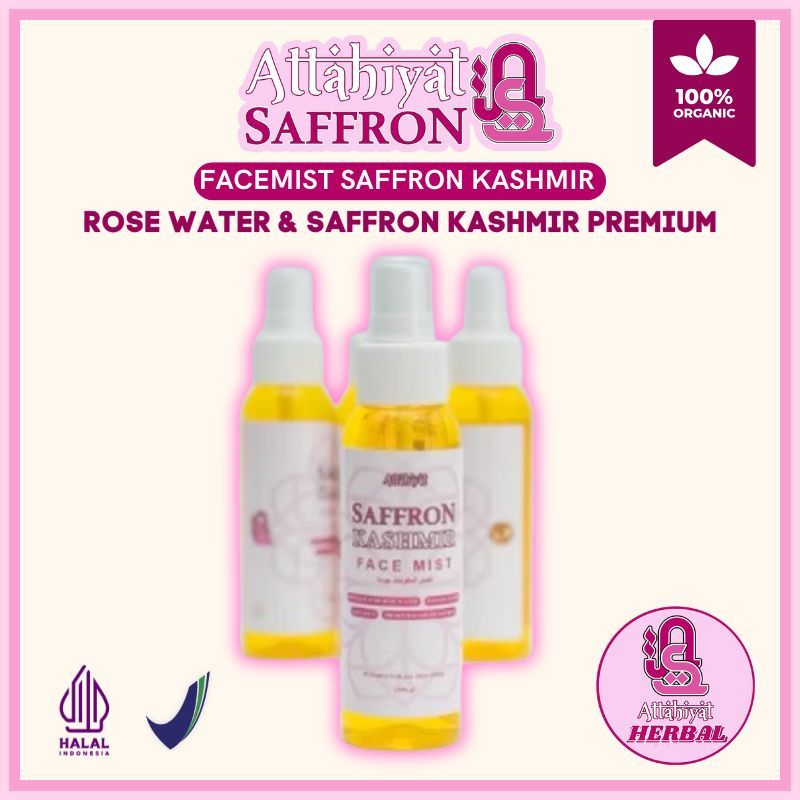 Face Mist Saffron | Facemist Toner Kashmir Attahiyat Saffron