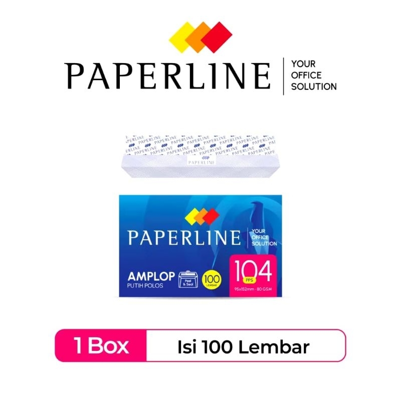 

Amplop Putih 104 Paperline (100 Pcs)