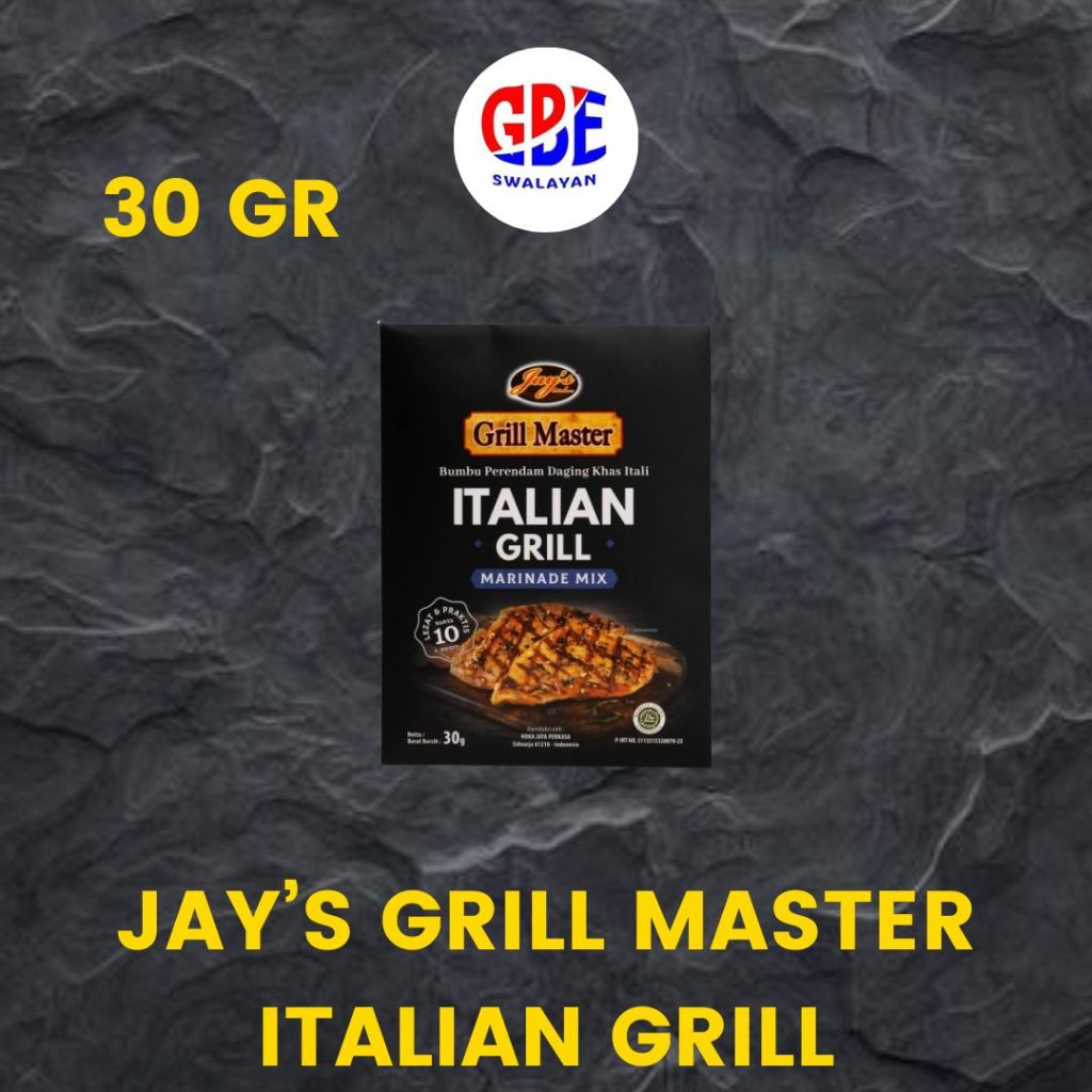 

jay's grill master italian grill 30gr