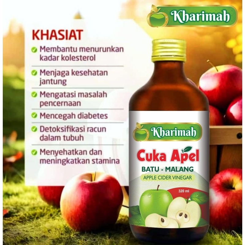 

Cuka Apel Kharimah Batu Malang 320 ml