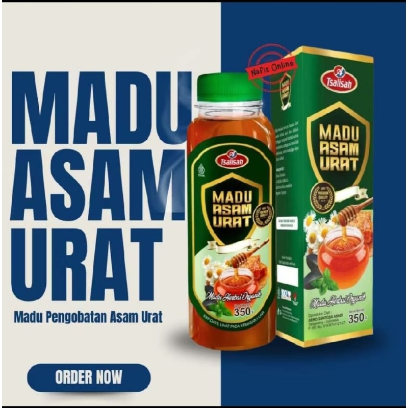 

Madu Asam Urat Tsalisah 350 gr - Mengatasi reumatik asam urat kolesterol nyeri sendi kebas kesemutan dll