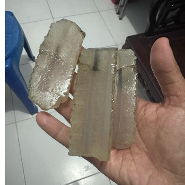 batu obi full daging bening kristal