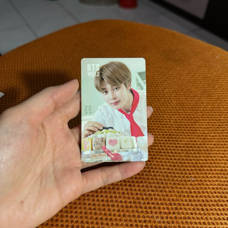 Official Photocard Jimin BTS World Reversible
