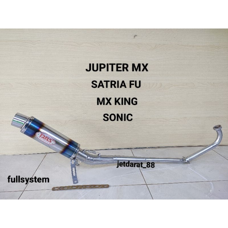 knalpot racing DBS untuk motor JUPITER MX KARBU OLD.JUPITER MX NEW/SATRIA FU KARBU OLD.SATRIA FU INJ