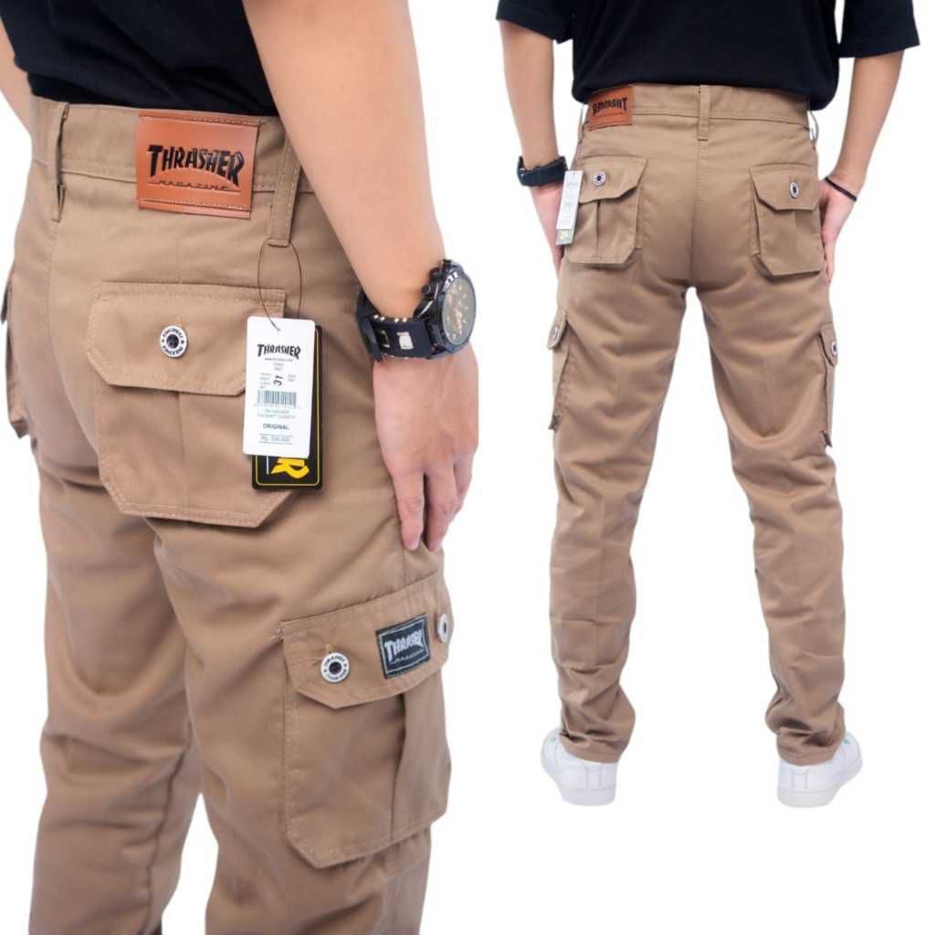 CELANA CARGO PANJANG PRIA ORIGINAL DEWASA / CELANA PANJANG KARGO KIMPOL BAHAN TEBAL / CELANA CARGO P