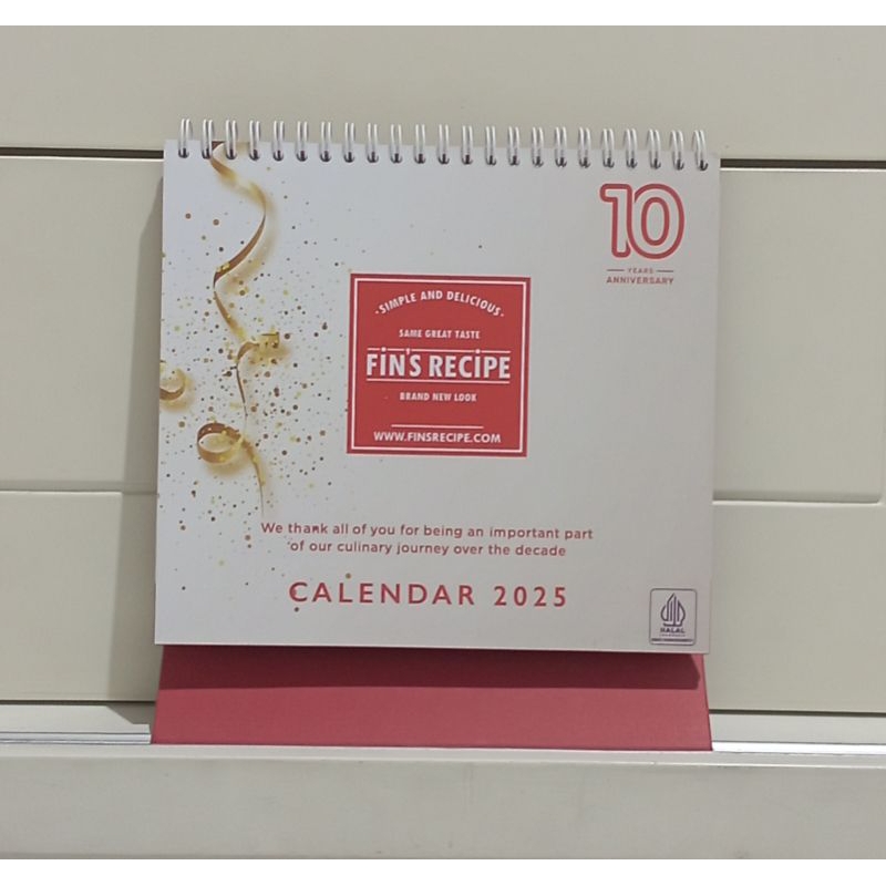 

Kalender Meja Fin's Recipe 2025