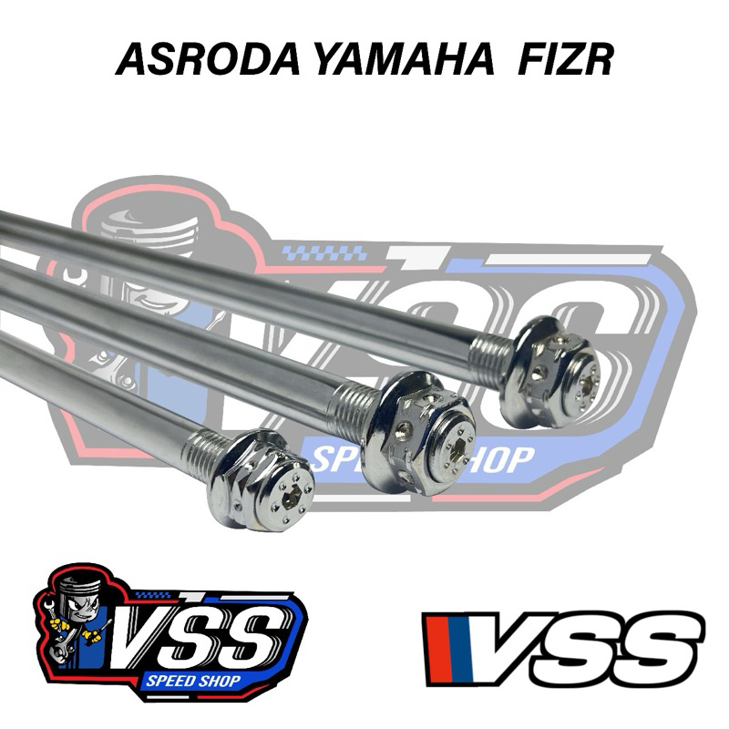 AS RODA PROBOLT PNP FIZ R F1ZR VEGA JUPITER Z DEPAN BELAKANG TENGAH VARIASI CHROME.