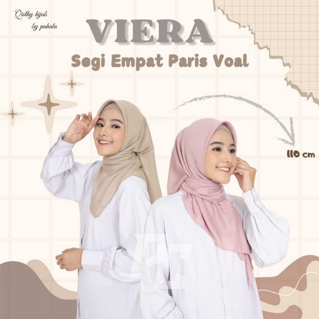 Hijab Segi Empat Paris / Paris Voal Premium / Paris Voal 110 x 110 cm / Hijab Paris Jadul Premium/ H
