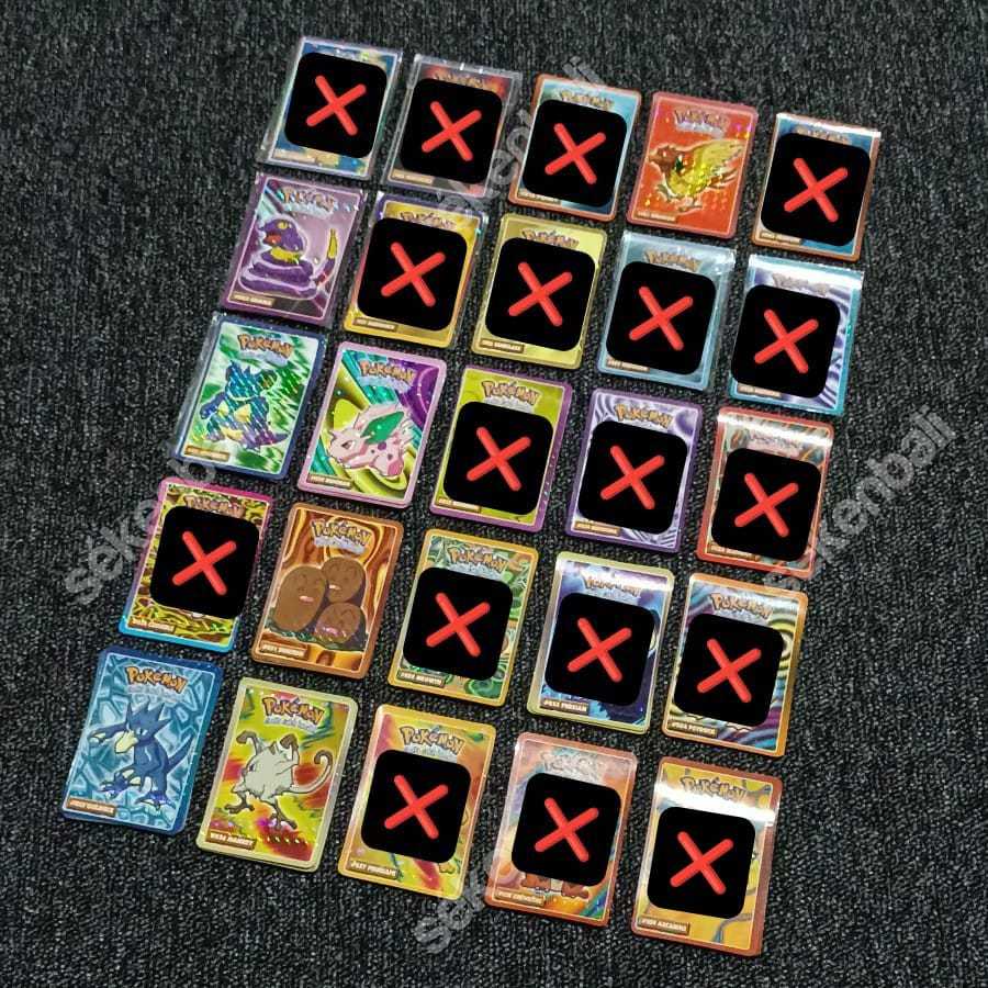 Kartu Pokemon CupCupPop Gen 1 Termurah - Stiker Pokemon - Kolektor Pokemon - Mainan Jadul - Tazos