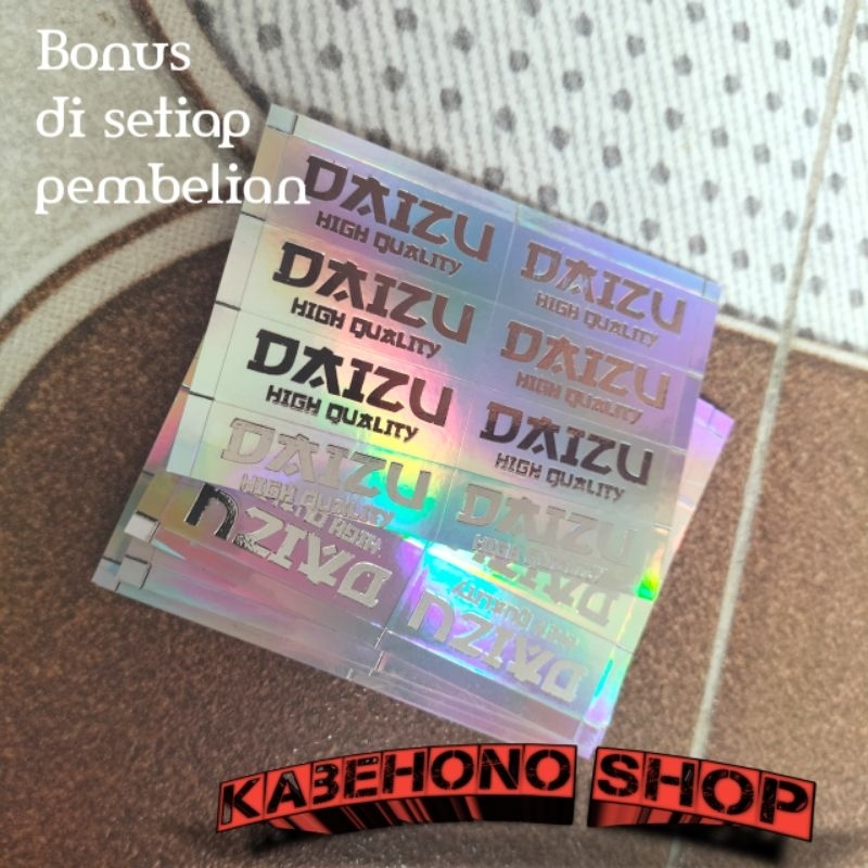 

STIKER HOLOGRAM SILVER