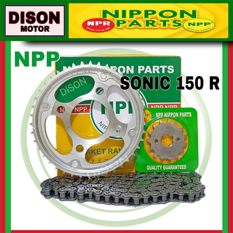 Gear set NPP Sonic 150 R original paket girset gearset Sonic 150R npp