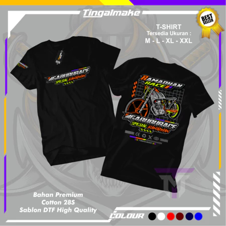 Kaos Ngabuburace Spesial Ramadhan Baju T-shirt Distro Ramadhan Race Kaos Ramadhan Racing Kaos Pria