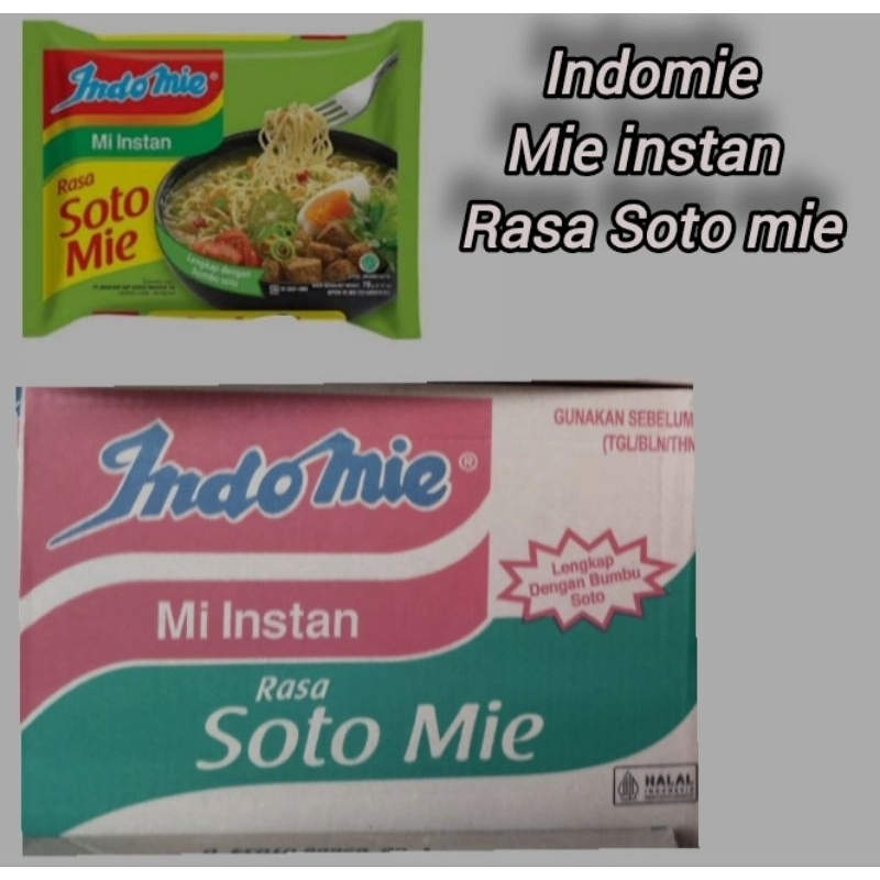 

Indomie Rasa Soto mie isi 40 PC / dus