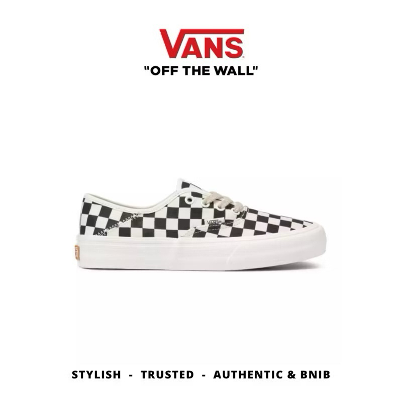 Vans ECO Theory Authentic SF Checkerboard Black White
